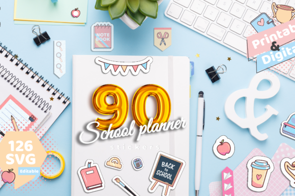 Download School Planner Digital Stickers - Premium Resources