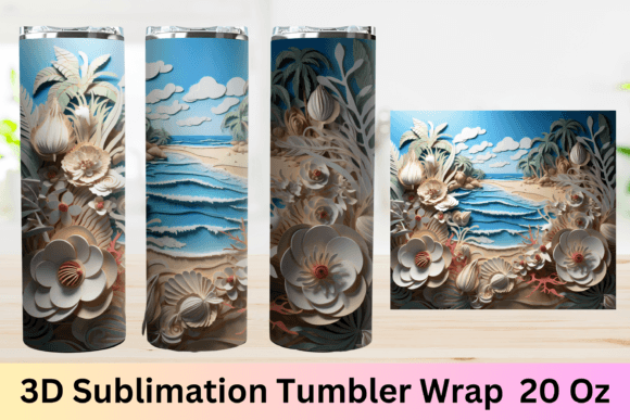 Download 3D Tumbler Customization,Summer - Customization Collection